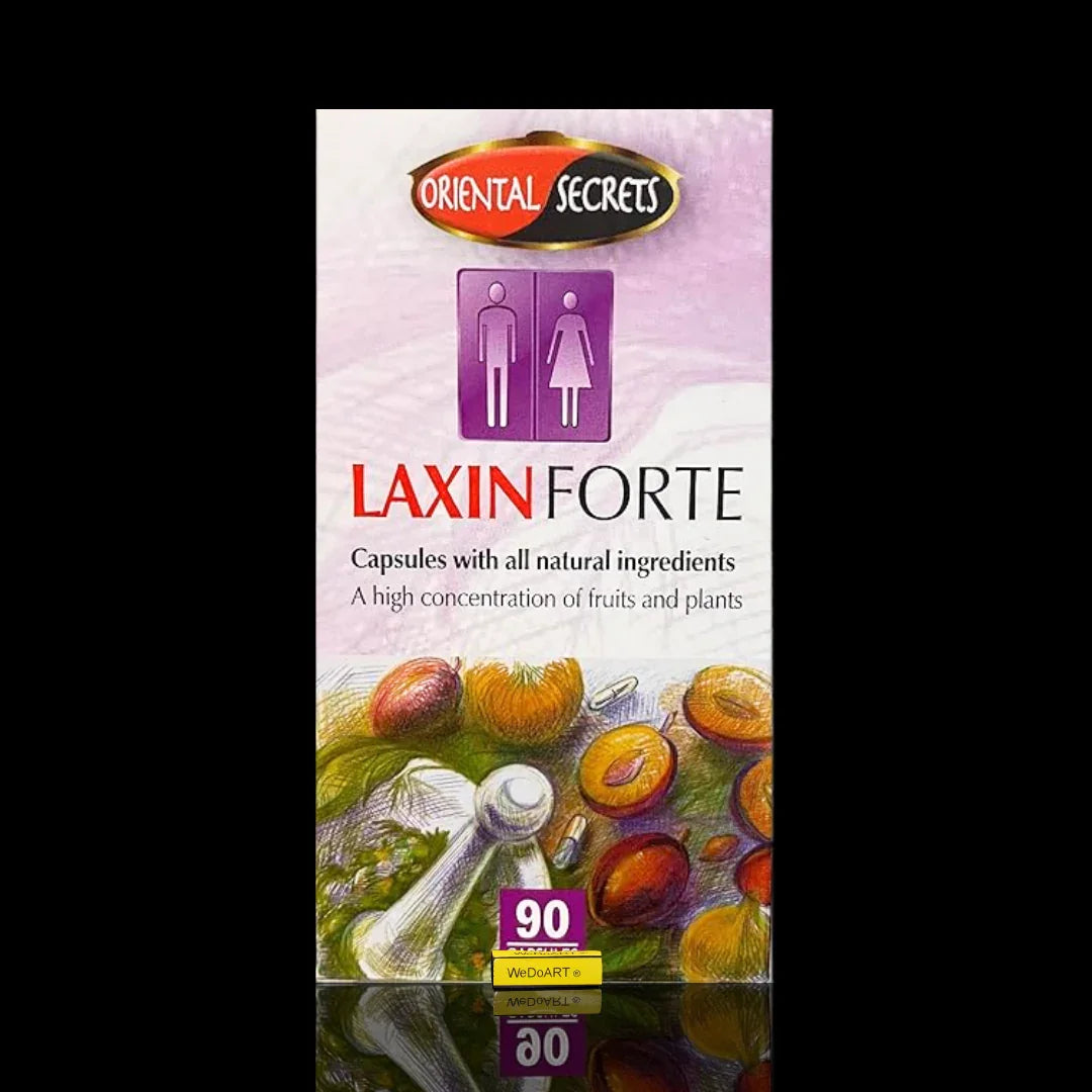 Secrets of the East - Laxin Forte Vegetable capsules with a herbal blend 90 capsules Secrets of the East