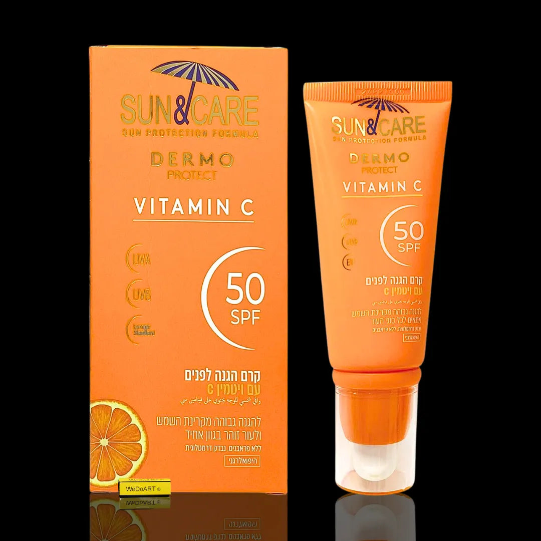 SUN & CARE  Dermo Protect - Face sunscreen with vitamin C 60 ml