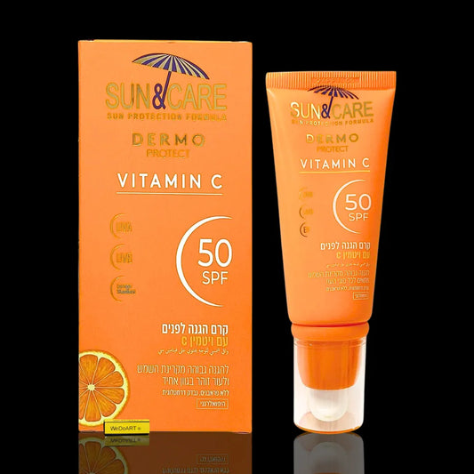 SUN &amp; CARE Dermo Protect - Crème solaire visage à la vitamine C 60 ml