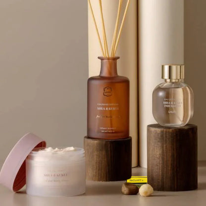 LALINE- Shea & Kukui Body Peeling Cream – 250 ml LALINE