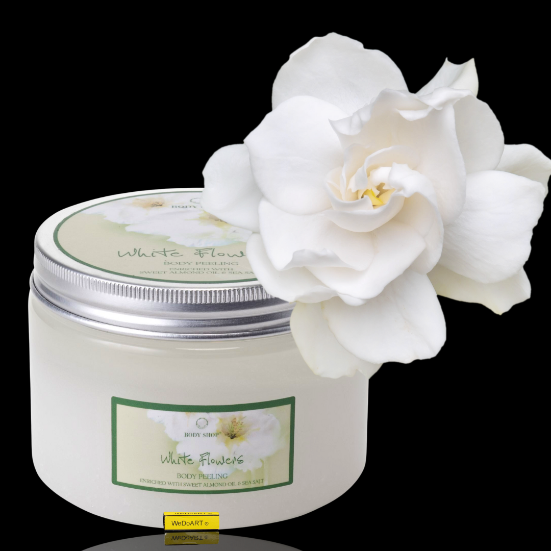 Body Shop - Salt oil scrub White Flowers  350 ml