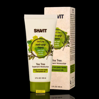 SHAVIT Crème hydratante thérapeutique à l'arbre à thé pour peaux grasses mixtes et problématiques 60 ml