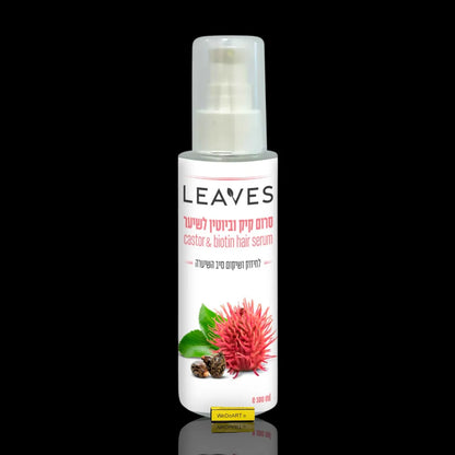 LEAVES Castor and biotin hair serum 100 ml