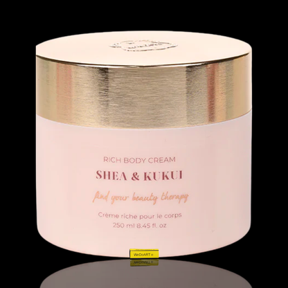 Laline Rich body cream Shea & Kukui 250ml NEW PACKAGE LALINE