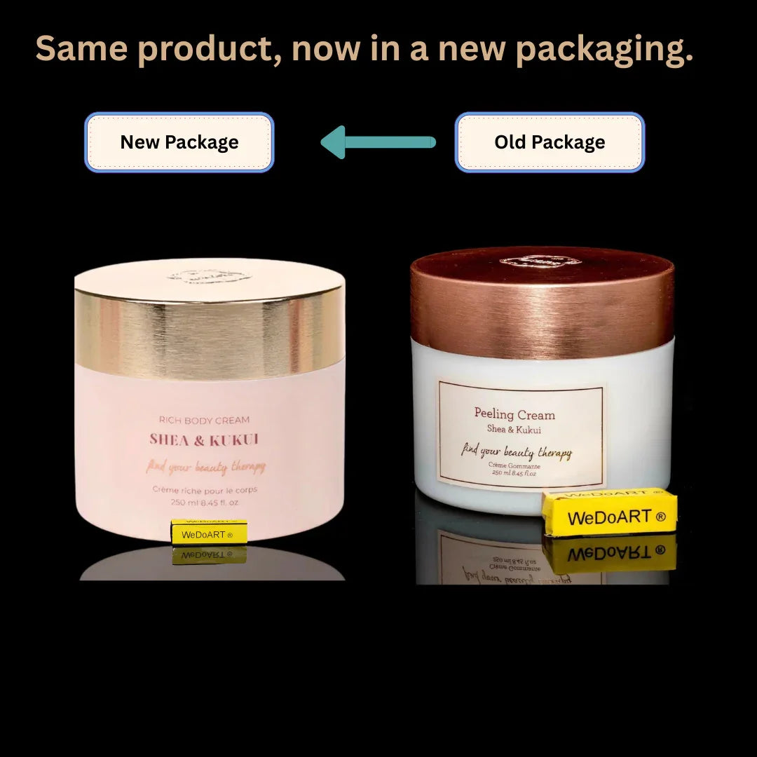 Laline Rich body cream Shea & Kukui 250ml NEW PACKAGE LALINE