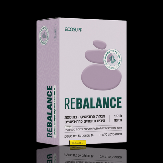 ecosupp  REBALANCE Probiotic powder packaged in 14 sachets