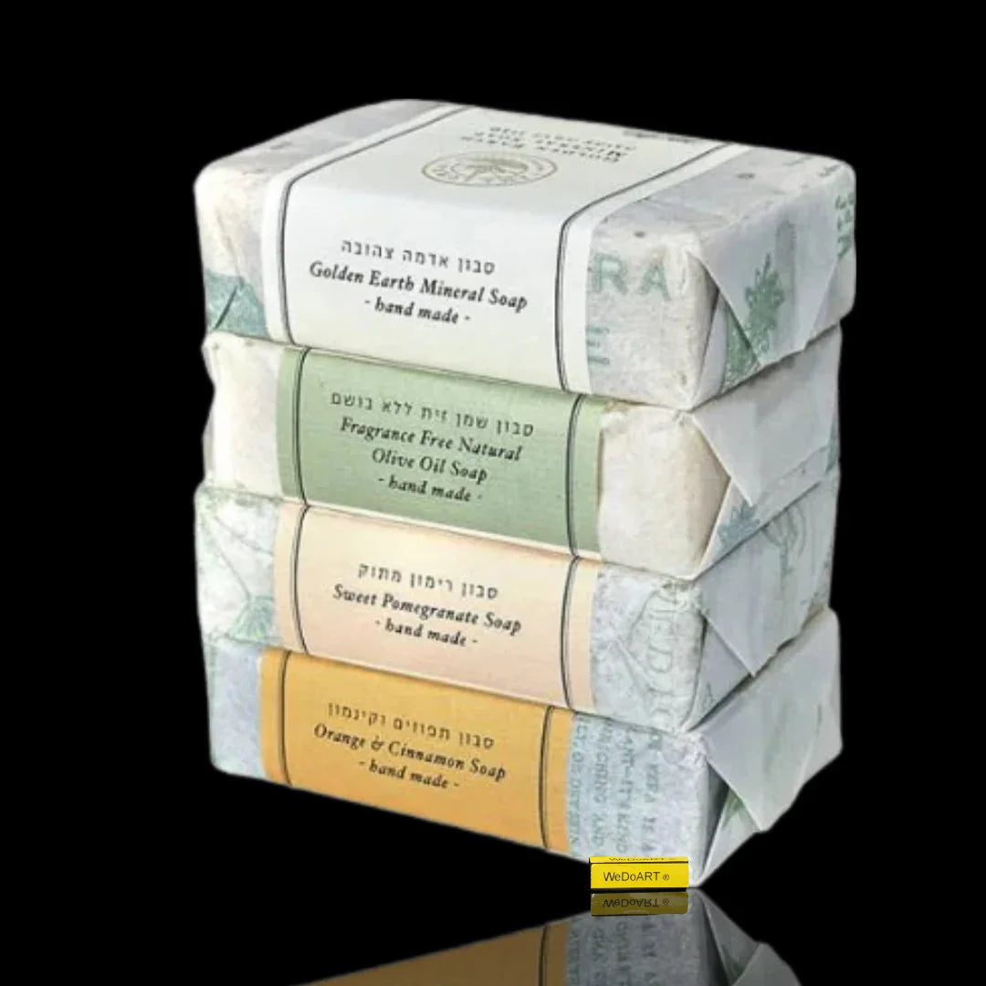 Ama-Lurra a pack of 4 handmade natural soaps AMA-LURRA