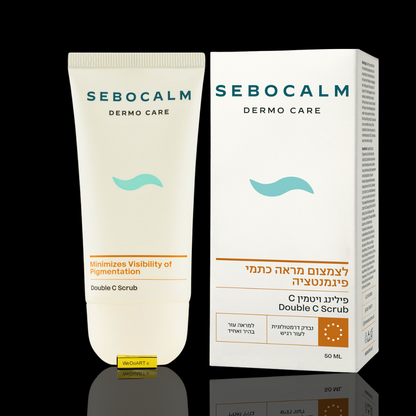 SeboCalm Dermo Care - Double C Scrub Peeling nettoyant en profondeur pour le visage 50 ml