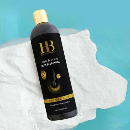 H&B hair and Scalp mud shampoo 400ml Health & Beauty Dead Sea Minerals