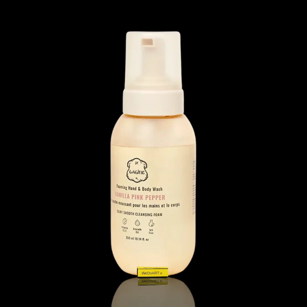 LALINE Vanilla Pink Pepper Body and Hand Mousse Soap 300 ml LALINE