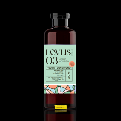 LOVLIS - Nourishing Conditioner 03 for all hair types - Nettle, Pomegranate and Lavender 500 ml