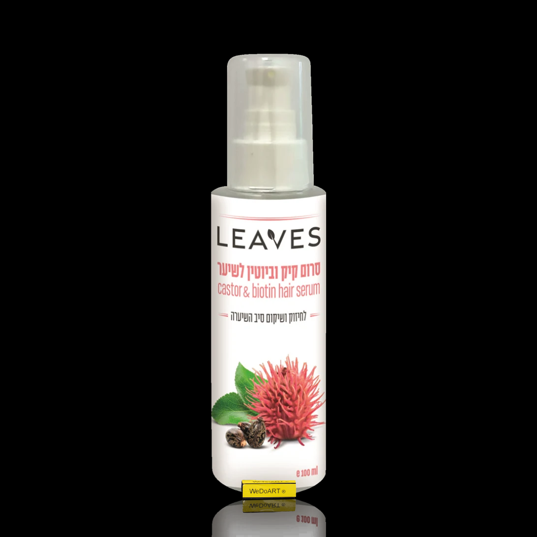 LEAVES Castor and biotin hair serum 100 ml