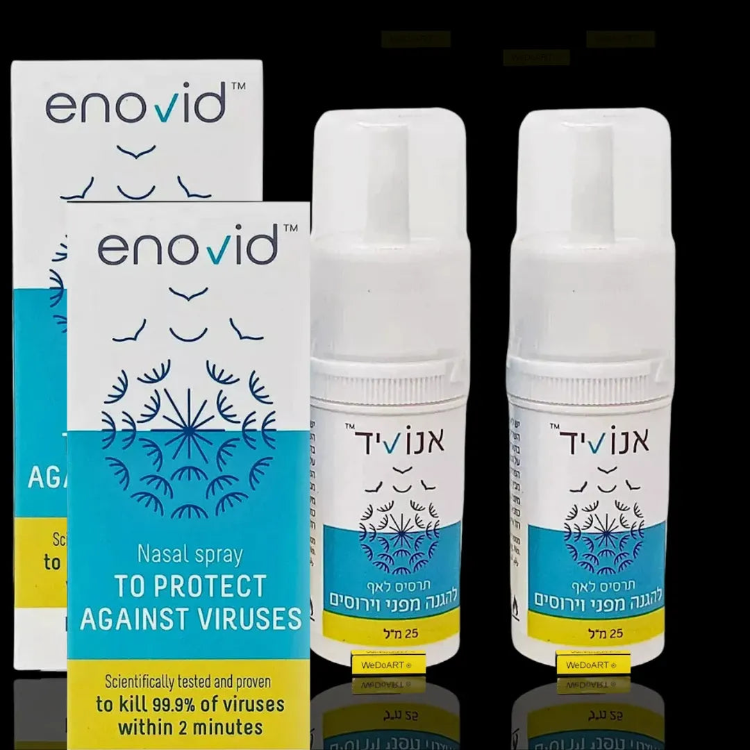 SaNOtize - Spray nasal Enovid - protection contre les virus 2x25 ml