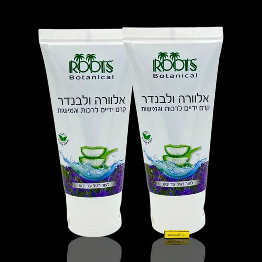 Roots - Aloe vera and lavender hand cream for softness and flexibility 2x50 ml