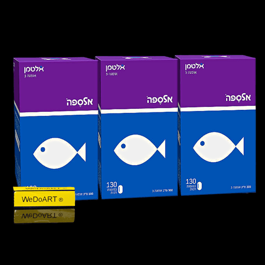 Altman - Elspa Omega 3 case 130 soft capsules, triple pack 390 - WEDOART-IL