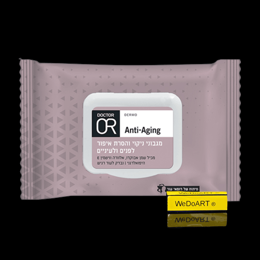 ANTI AGING Cleansing & makeup removal wipes for face & eyes 24 units - WEDOART-IL