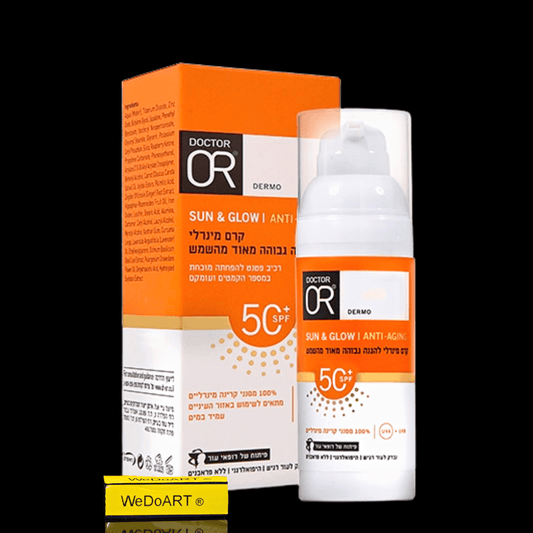 Anti-aging mineral sunscreen SPF50+ 50 ml - WEDOART-IL