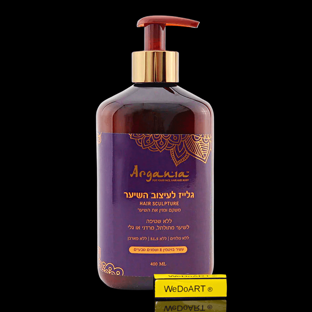 ARGANIA Glaze for curly / rebellious hair enriched with argan oil 400 ml - WEDOART-IL