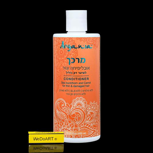 ARGANIA Sea Buckthorn and carrot conditioner for thin and thinning hair 450 ml - WEDOART-IL