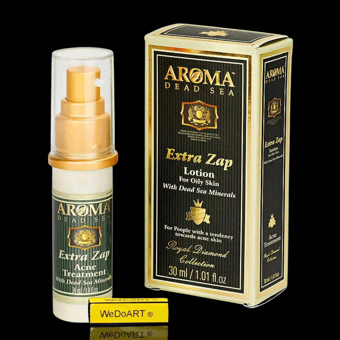 Aroma Dead Sea Extra Zap gel 30 ml bottle, front view