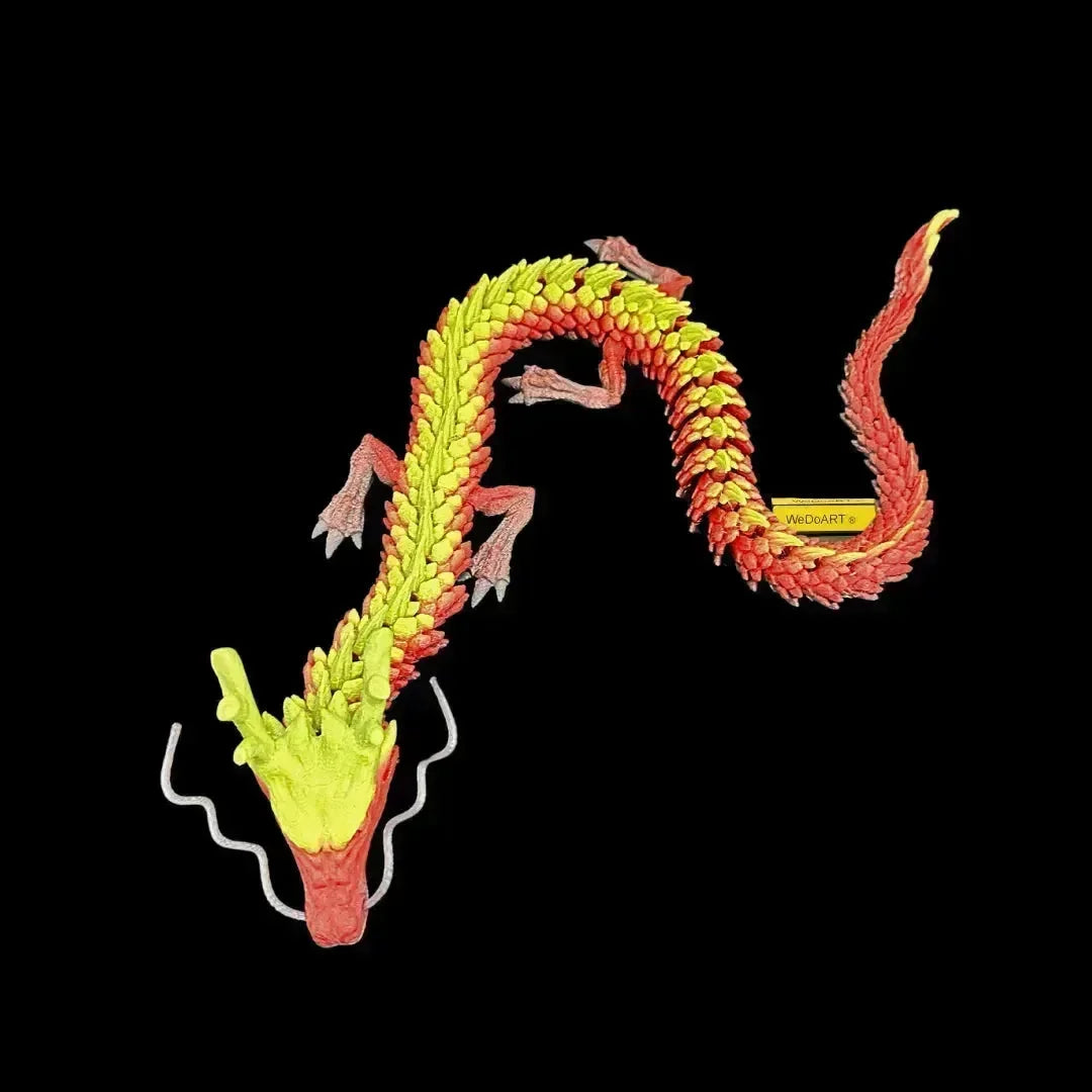 Articulated dragon 3d print 24" - 62 CM WEDOART-IL