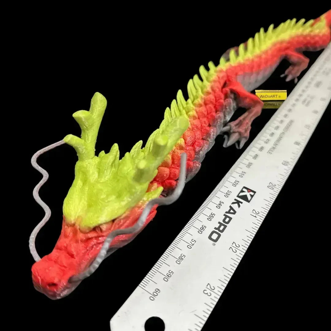 Articulated dragon 3d print 24" - 62 CM WEDOART-IL
