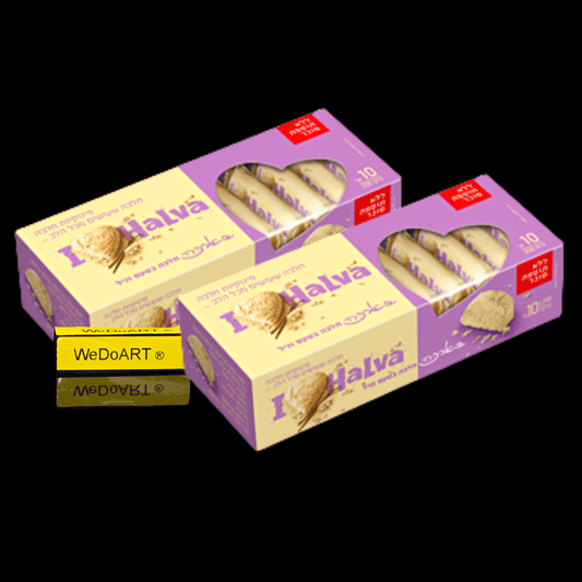 Baraka - Halva treats without added sugar 2 pack 2x 200gr - WEDOART-IL