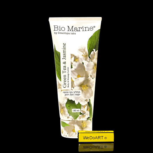 Bio Marine -Green Tea & Jasmine body cream and massage 180ml - WEDOART-IL