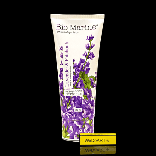 Bio Marine -Lavender Patchouli body cream and massage 180ml - WEDOART-IL