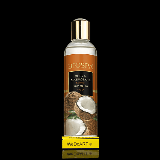 BIOSPA Body & Massage Oil – Coconut 250 ml - WEDOART-IL