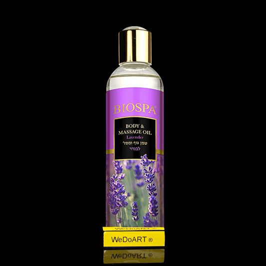 BIOSPA Body & Massage Oil – Lavender 250 ml - WEDOART-IL