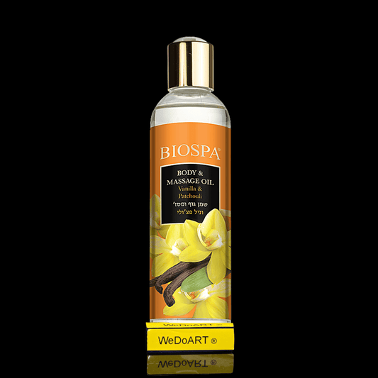 BIOSPA Body & Massage Oil –Vanilla & Patchouli 250 ml - WEDOART-IL