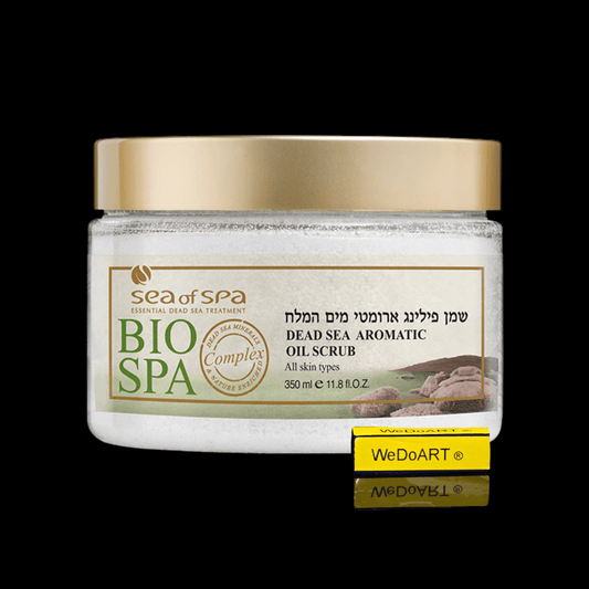 BIOSPA Dead Sea Aromatic oil scrub - Lemongrass 350 ml - WEDOART-IL