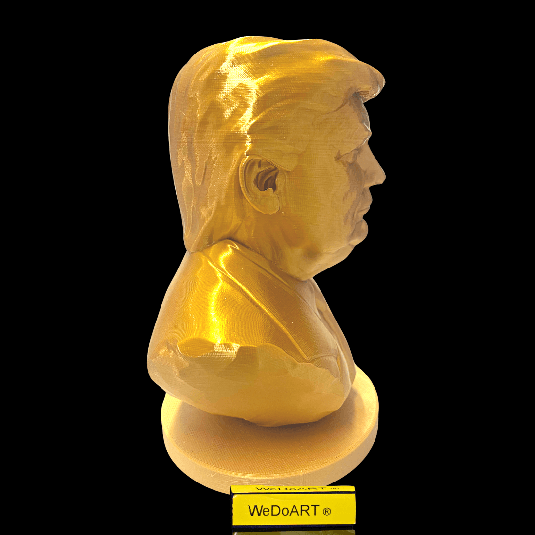 Bust of Donald Trump 3d print 15 cm tall - WEDOART-IL