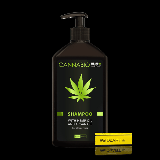 CANNABIO - Shampoo with Hemp oil and Argan oil – 400 ml - WEDOART-IL