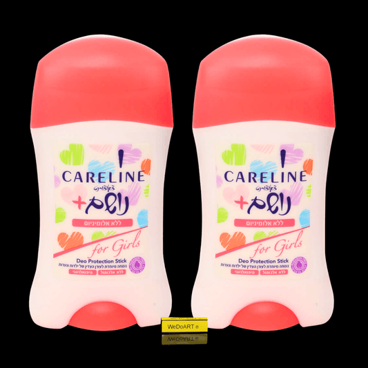 Careline -2 Sweet Kiss breathable deodorant stick for girls 50 ml (2x 50 ml) - WEDOART-IL
