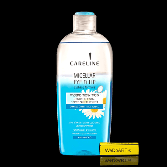 CARELINE Blue two-phase micellar make-up remover 400 ml - WEDOART-IL