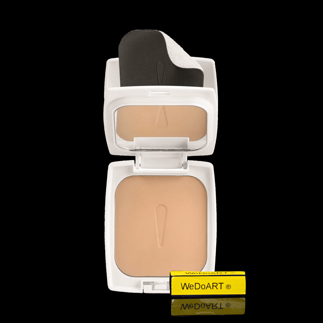 CARELINE Fix & Go pressed powder with SPF13 -fix makeup & prevent shine Shade 04 - WEDOART-IL