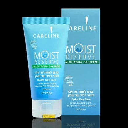 Careline -MOIST RESERVE moisturizing cream SPF25 for normal to oily skin 50 ml Careline