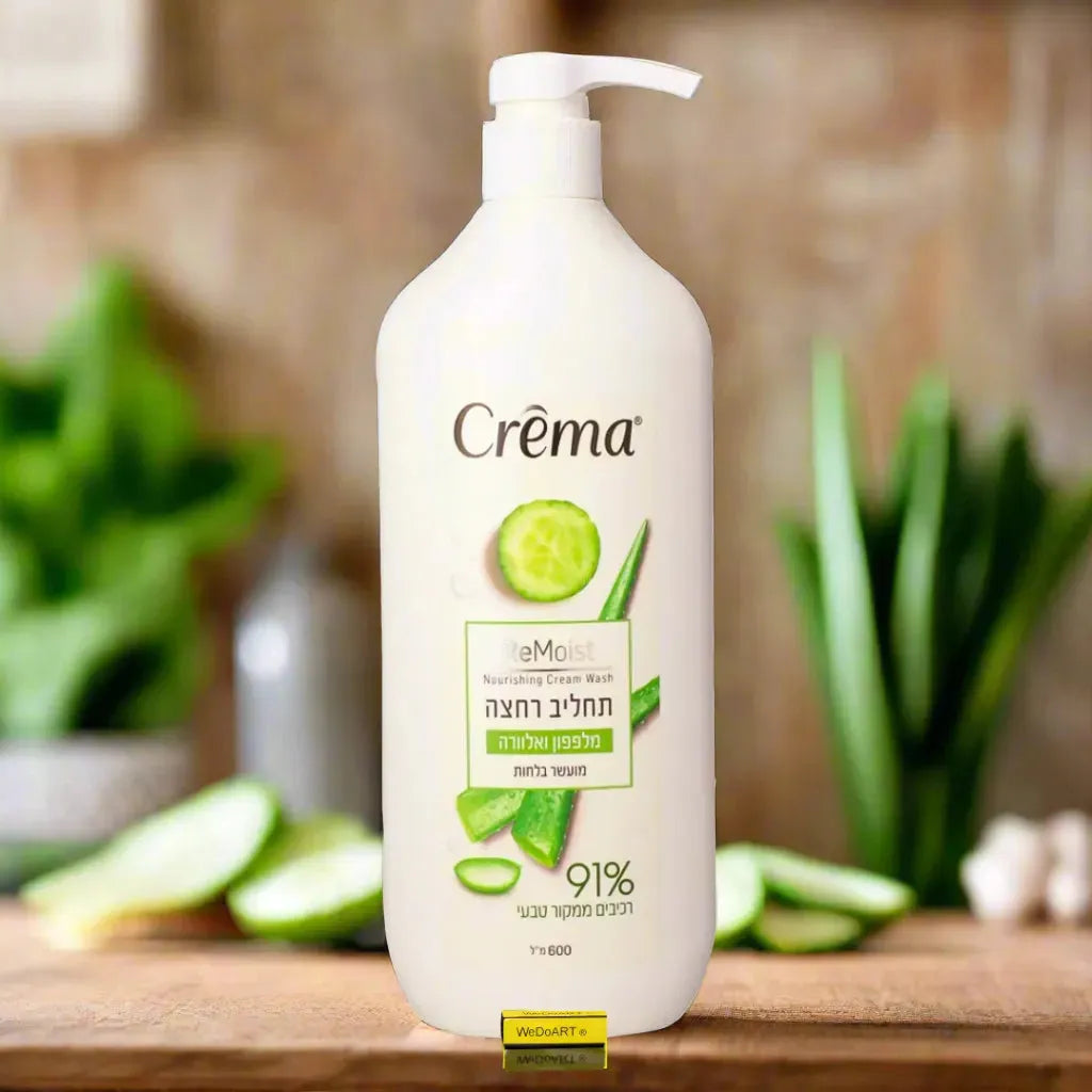 CREMA - Cucumber and aloe vera bath lotion 600 ml CREMA