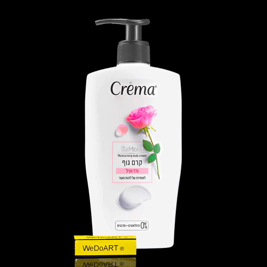 CREMA - Rose Vanilla moisturizing body cream 500 ml - WEDOART-IL