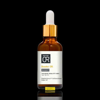 Booster-OR Night Booster 30 ml with its packaging, second angle.