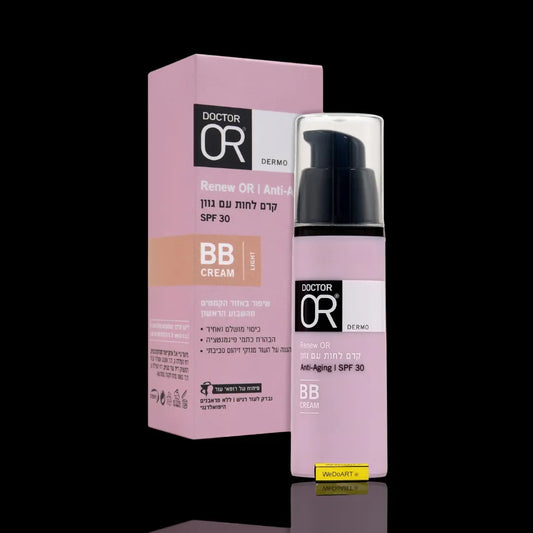 Renew-OR Light BB Cream SPF30 30 ml by Doctor OR, front view of the packaging.