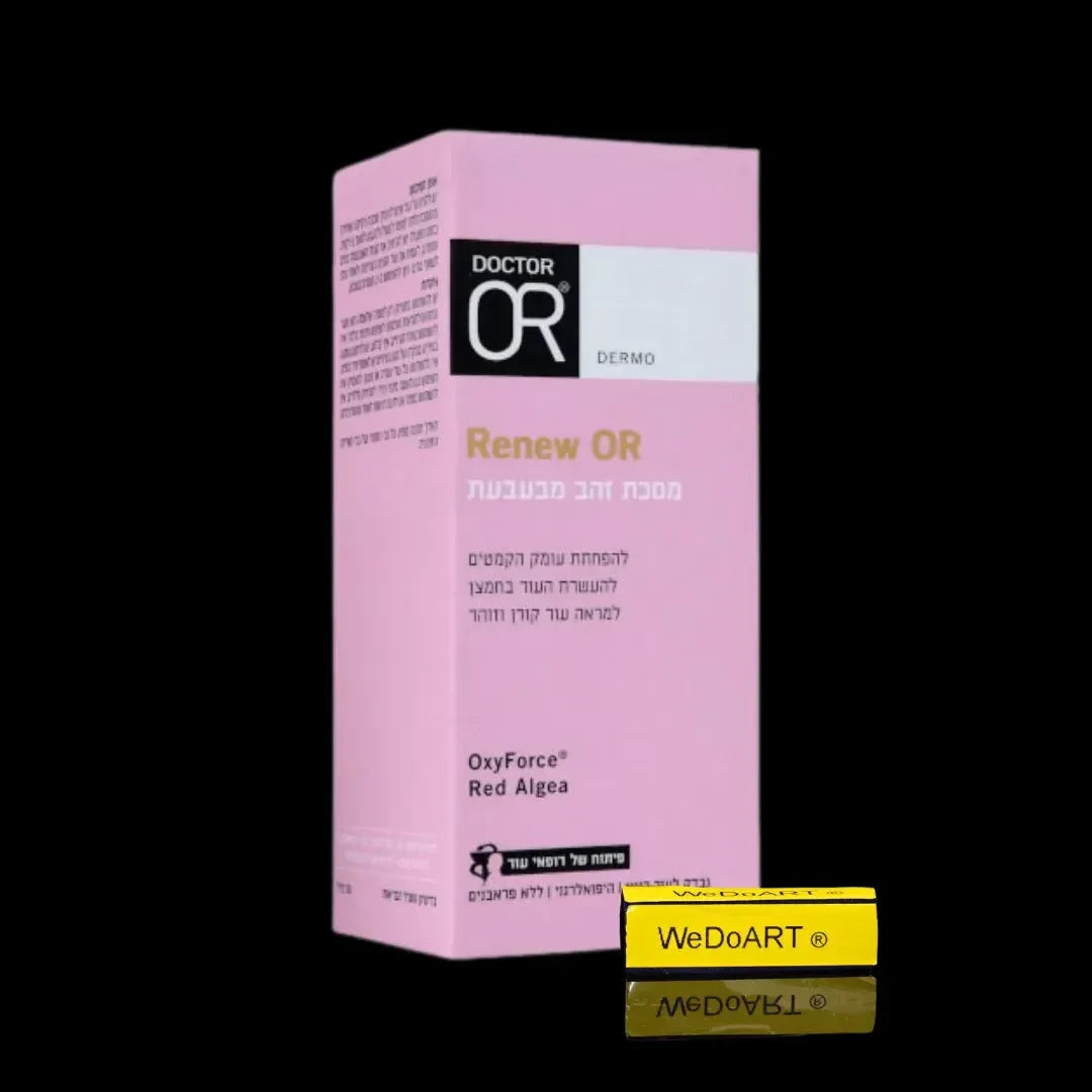 Renew-OR Sparkling Gold Mask 30 ml by Doctor OR, front view of the packaging.