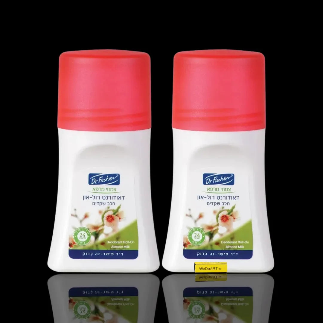 Dr. Fischer -2 Herbal Deodorant Roll-On – Almond Milk 2x70 ml Dr. Fischer