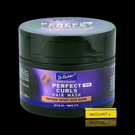 PERFECT CURLS nourishing curly hair mask by Dr. Fischer, 300 ml jar