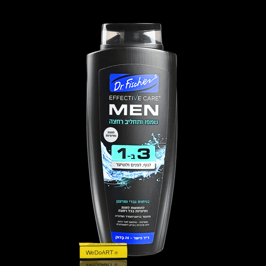 Dr. Fischer -Effective care MEN shampoo and shower lotion 3 in 1 700 ml - WEDOART-IL