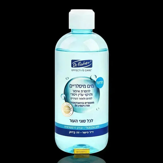 Dr. Fischer Effective Care micellar water for all skin types in a 380 ml bottle, front view