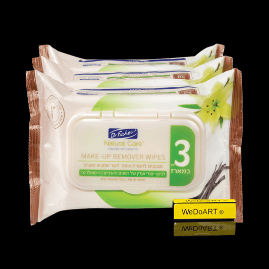 Dr. Fischer -NATURAL CARE makeup remover wipes oily -combination skin 3x30 units - WEDOART-IL