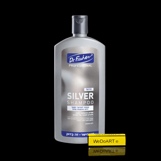 Dr. Fischer -SILVER shampoo for silver hair without added salt 400 ml - WEDOART-IL